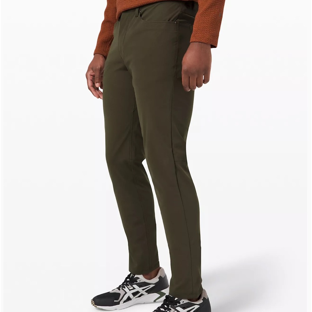 Lululemon ABC Warpstream Slim Fit 31” Waist 28” Length color: Olive